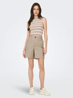 ONLZORA Medelhög midja Lös passform Bermudashorts