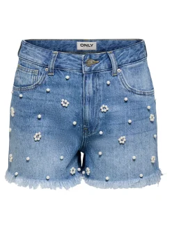 ONLZUMA Medelhög midja Normal passform Denimshorts