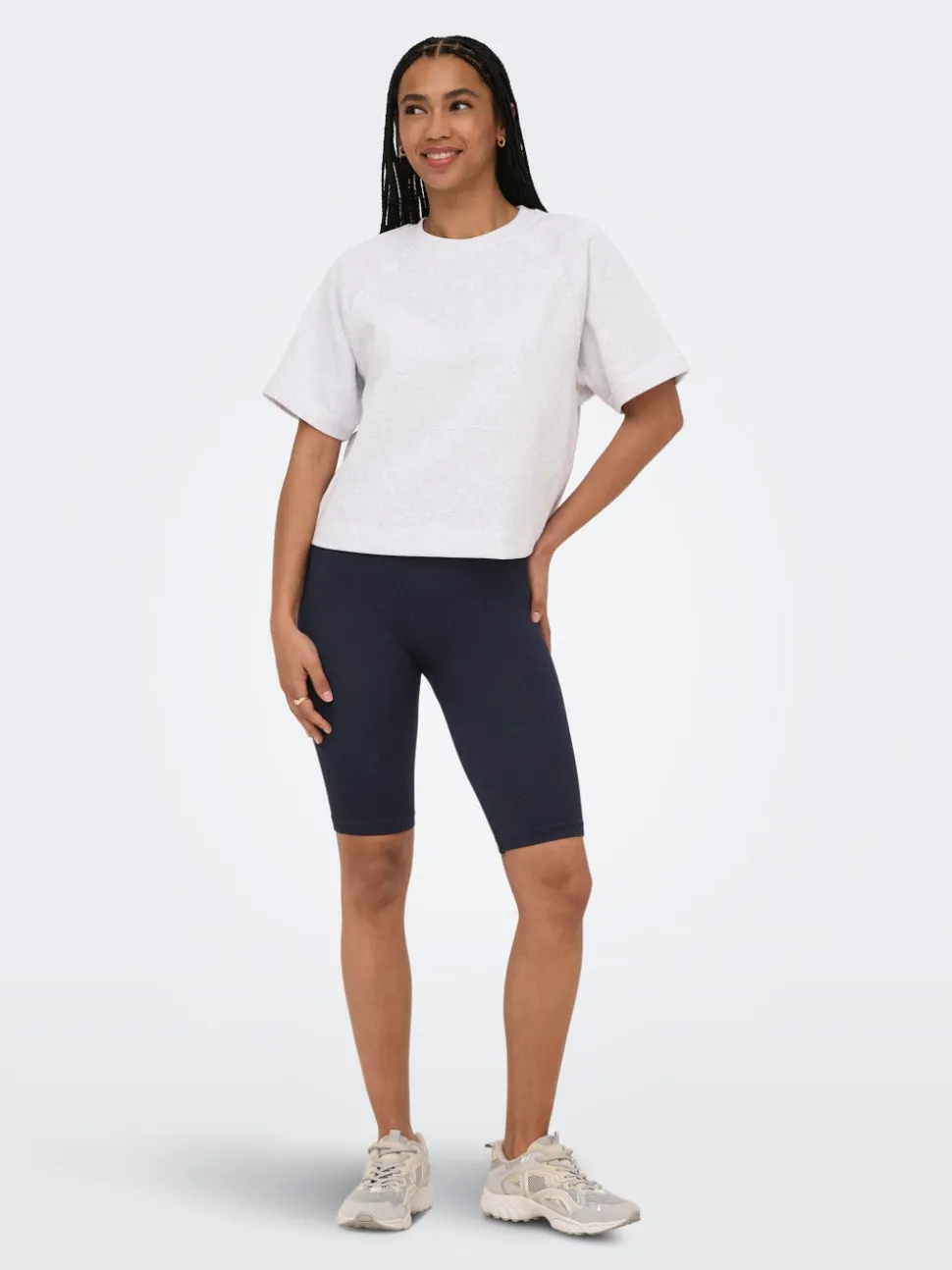 ONPJAIA Hög midja Slim Fit Cityshorts