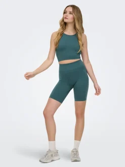 ONPJAIA Hög midja Slim Fit Cityshorts
