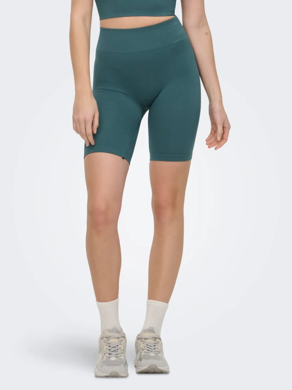 ONPJAIA Hög midja Slim Fit Cityshorts