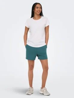 ONPLOUNGE Hög midja Lös passform Sweatshorts