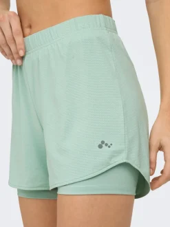 ONPMILA-2 Medelhög midja Lös passform Träningsshorts