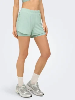 ONPMILA-2 Medelhög midja Lös passform Träningsshorts