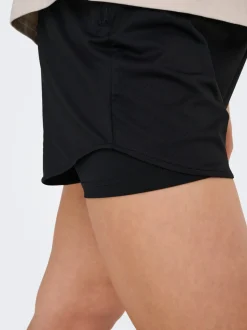 ONPMILA-2 Medelhög midja Lös passform Träningsshorts