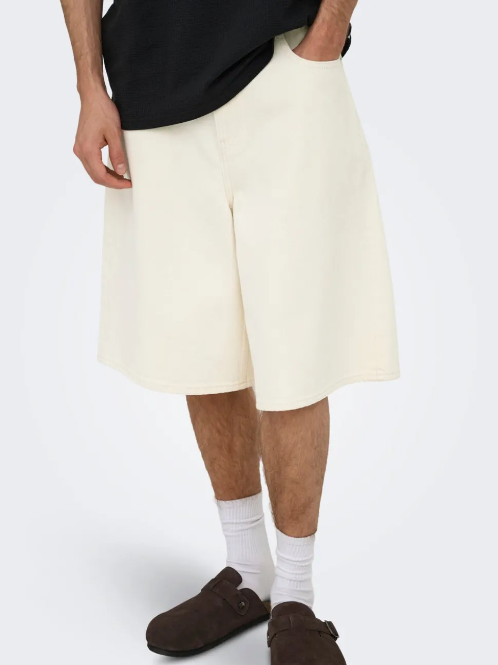 ONSCARL Medelhög midja Balloon Fit Shorts