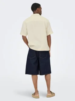 ONSCARL Medelhög midja Balloon Fit Shorts