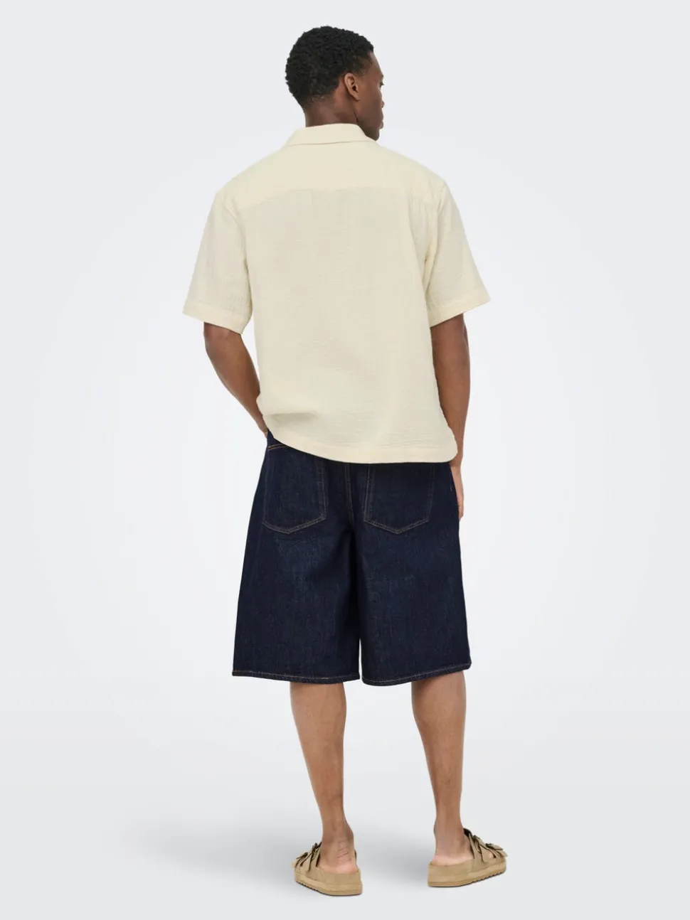 ONSCARL Medelhög midja Balloon Fit Shorts