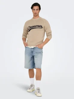 ONSCARL Medelhög midja Balloon Fit Shorts