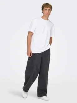 ONSCARL Medelhög midja Balloon Fit Jeans