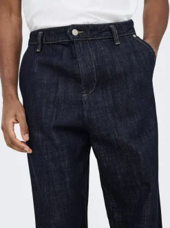 ONSDANI Medelhög midja Bred passform - Beskuren Jeans