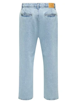 ONSDANI Medelhög midja Bred passform - Beskuren Jeans