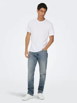 ONSEDGE Medelhög midja Rak passform Jeans