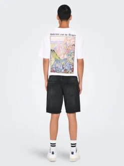 ONSEDGE Medelhög midja Rak passform Shorts