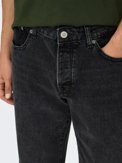 ONSEDGE Medelhög midja Rak passform Jeans