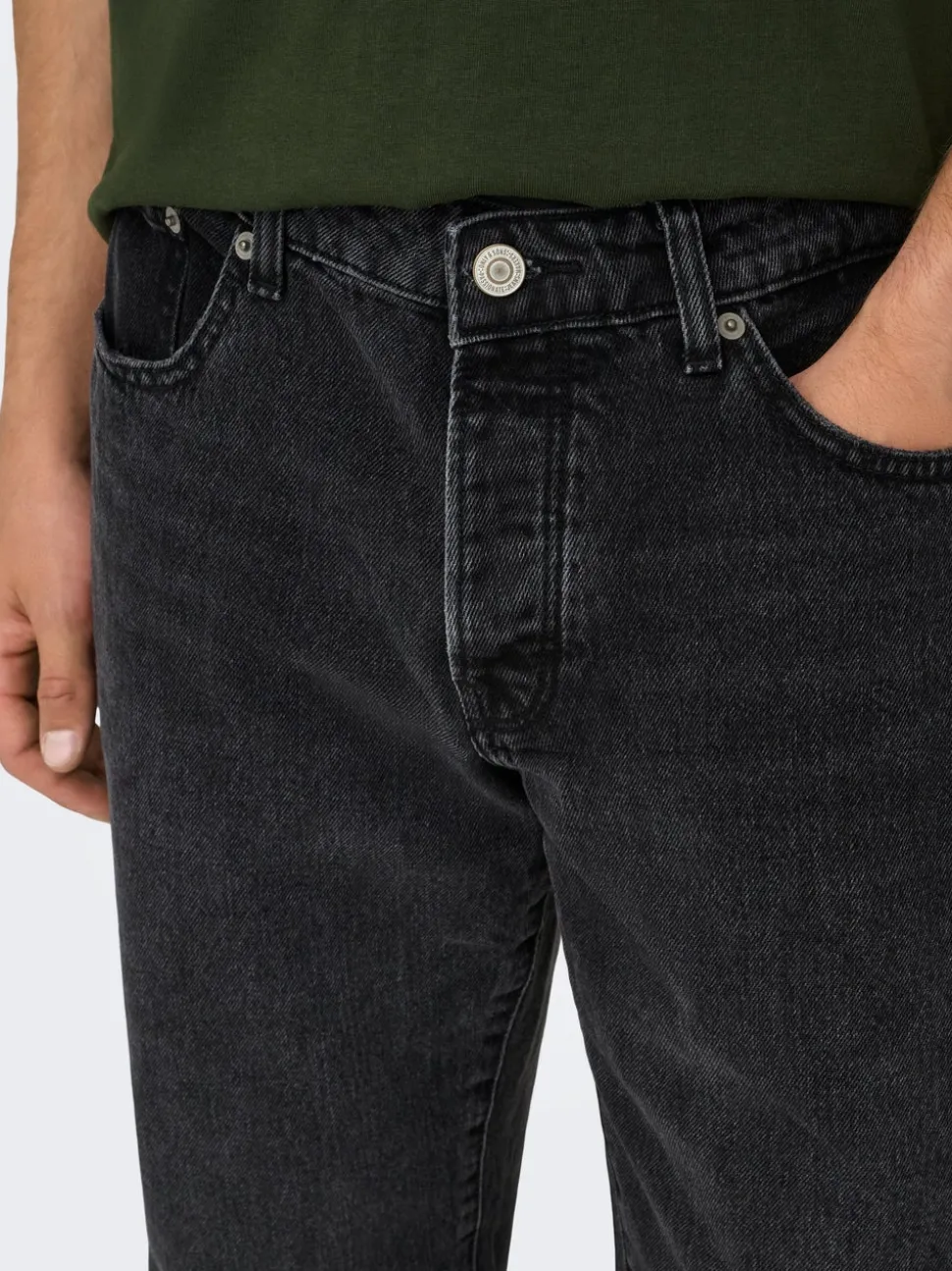 ONSEDGE Medelhög midja Rak passform Jeans