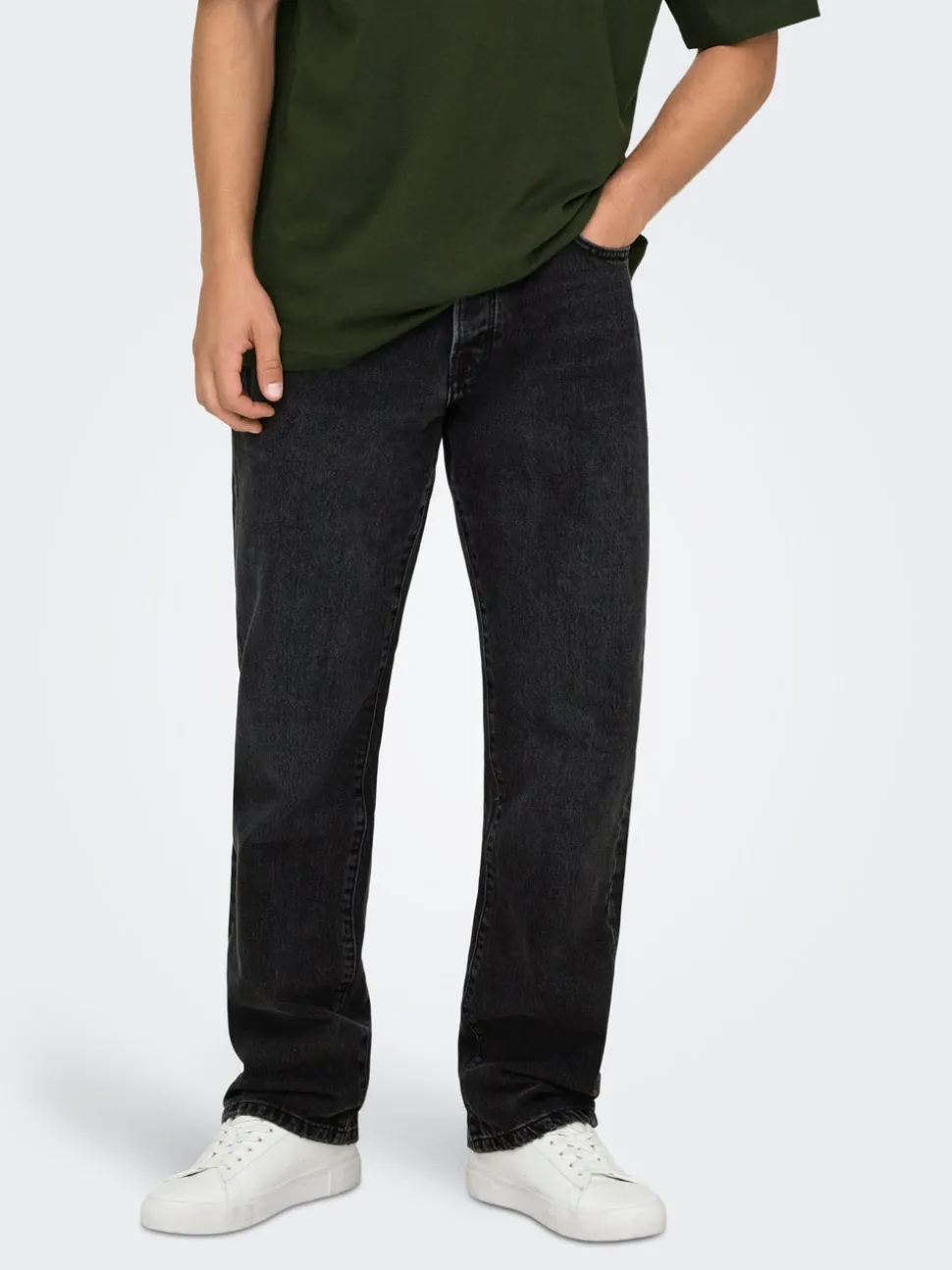ONSEDGE Medelhög midja Rak passform Jeans