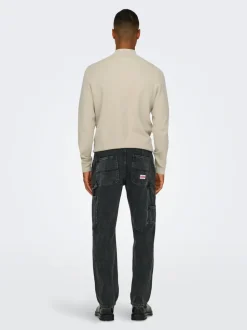 ONSEDGE Medelhög midja Rak passform Jeans