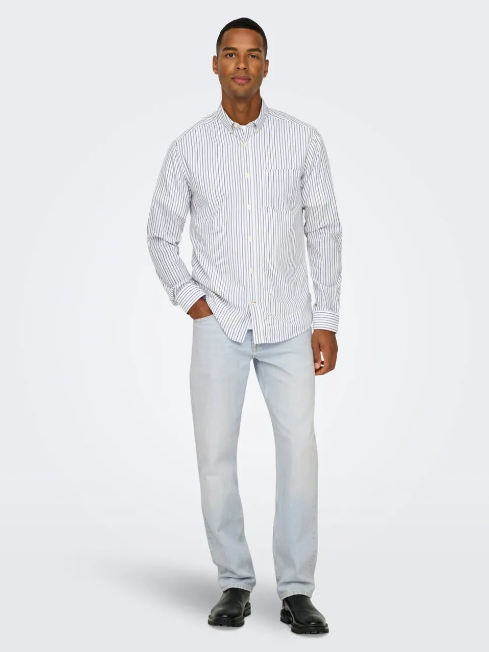 ONSEDGE Medelhög midja Rak passform Jeans