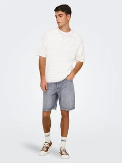 ONSEDGE Medelhög midja Rak passform Shorts