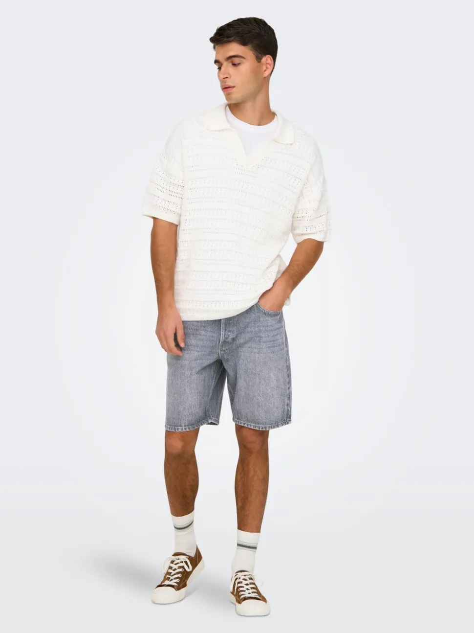 ONSEDGE Medelhög midja Rak passform Shorts