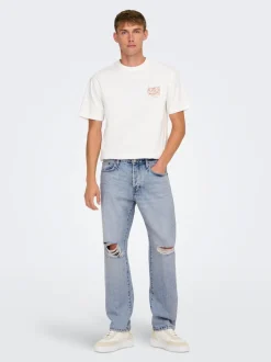 ONSEDGE Medelhög midja Rak passform Jeans