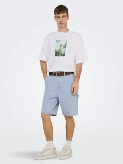 ONSEDGE Medelhög midja Rak passform Shorts