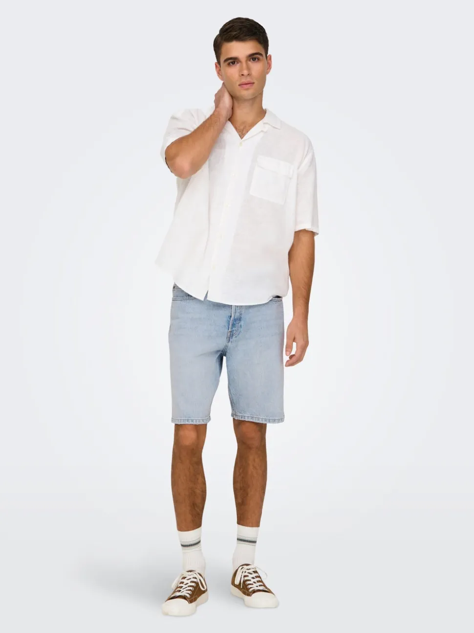 ONSEDGE Medelhög midja Rak passform Shorts