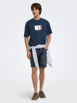 ONSEDGE Medelhög midja Rak passform Shorts