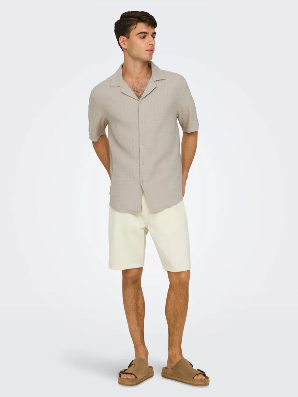 ONSEDGE Medelhög midja Rak passform Shorts