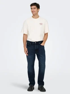 ONSEDGE Medelhög midja Rak passform Jeans