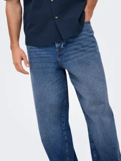 ONSFADE Hög midja Lös passform Jeans