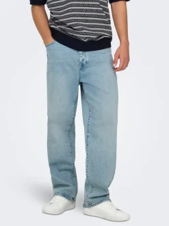 ONSFADE Medelhög midja Lös passform Strecth Jeans