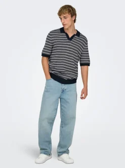 ONSFADE Medelhög midja Lös passform Strecth Jeans