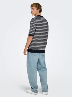 ONSFADE Medelhög midja Lös passform Strecth Jeans