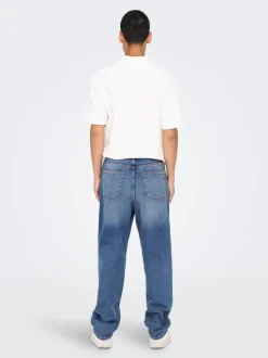 ONSFADE Medelhög midja Lös passform Jeans