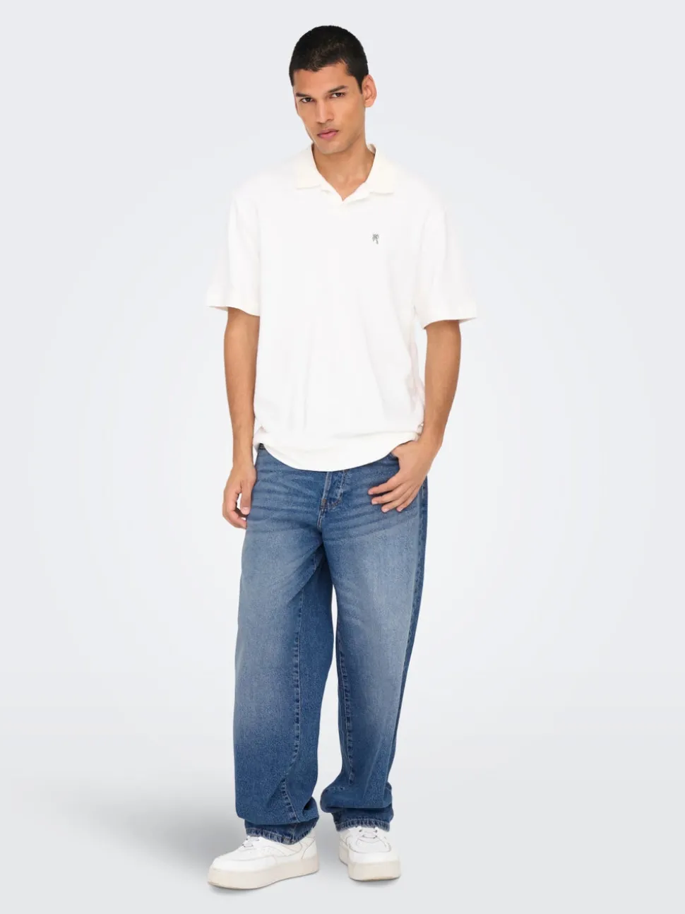 ONSFADE Medelhög midja Lös passform Jeans