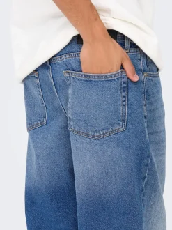 ONSFADE Medelhög midja Lös passform Jeans