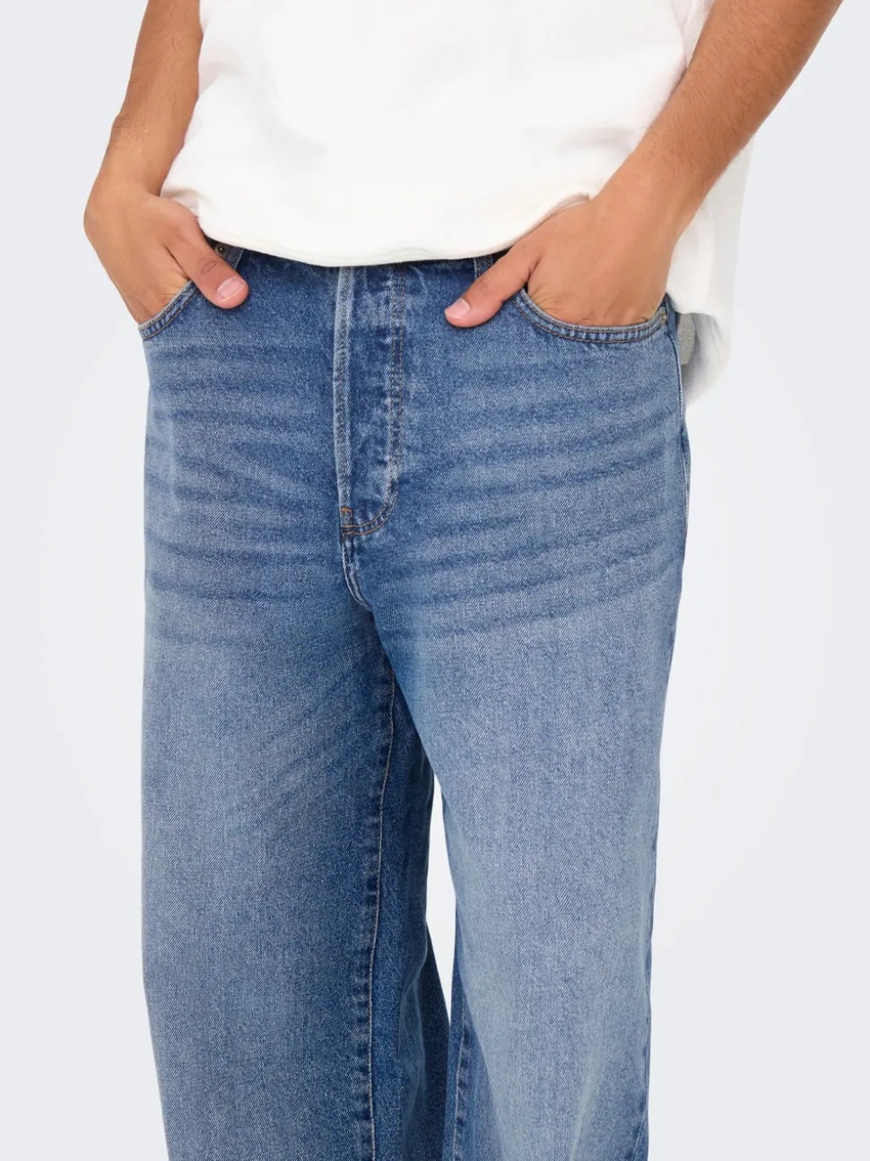 ONSFADE Medelhög midja Lös passform Jeans