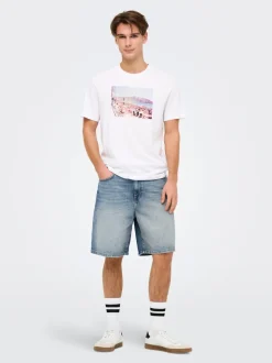 ONSFADE Medelhög midja Lös passform Shorts