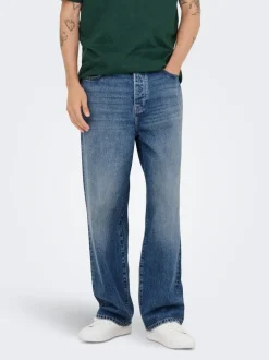 ONSFADE Medelhög midja Lös passform Jeans