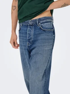 ONSFADE Medelhög midja Lös passform Jeans