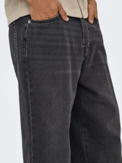 ONSFADE Medelhög midja Lös passform Jeans