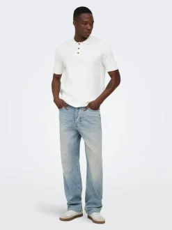 ONSFADE Medelhög midja Lös passform Jeans