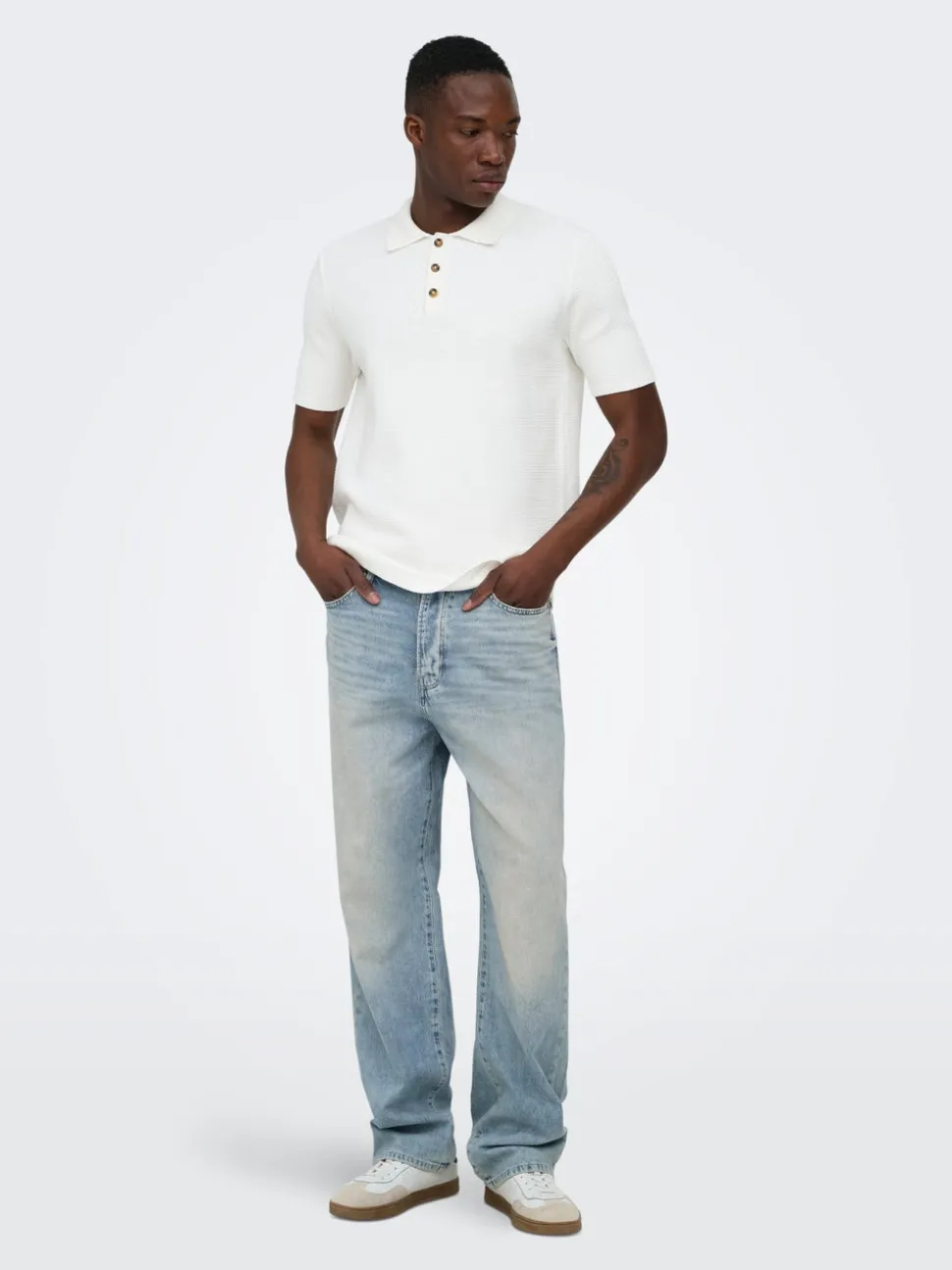 ONSFADE Medelhög midja Lös passform Jeans