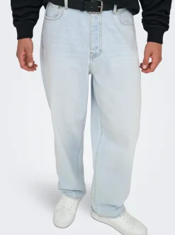 ONSFADE Medelhög midja Lös passform Strecth Jeans