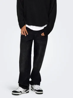 ONSFADE Medelhög midja Lös passform Jeans
