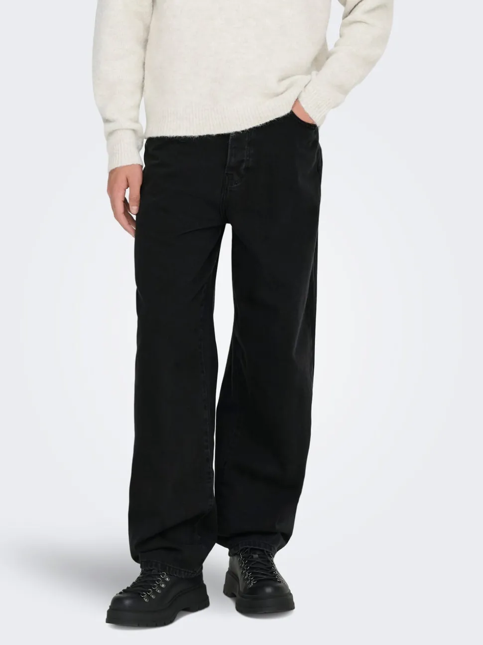ONSFIVE Medelhög midja Baggy Fit Jeans