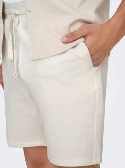 ONSKIAN Medelhög midja Rak passform Shorts