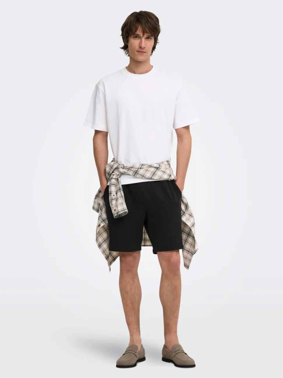 ONSKIAN Medelhög midja Rak passform Shorts